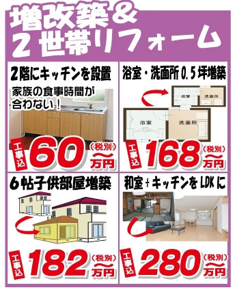 増改築&2世帯